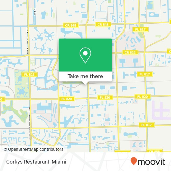 Corkys Restaurant map