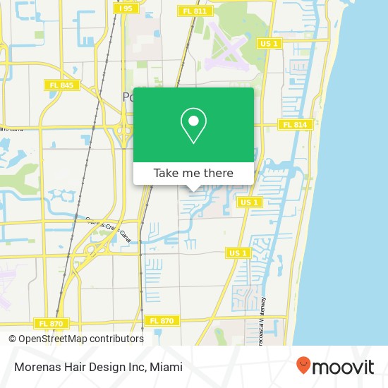 Morenas Hair Design Inc map