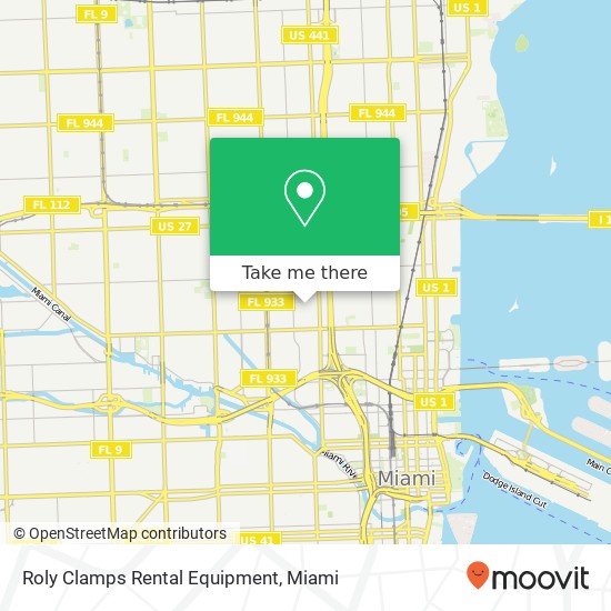 Mapa de Roly Clamps Rental Equipment