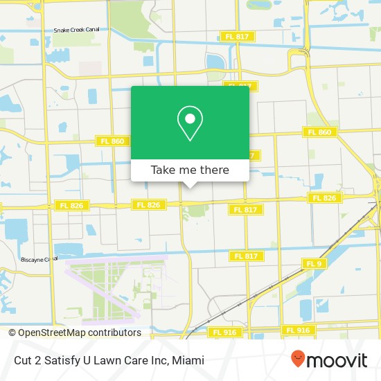 Cut 2 Satisfy U Lawn Care Inc map