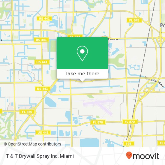 T & T Drywall Spray Inc map