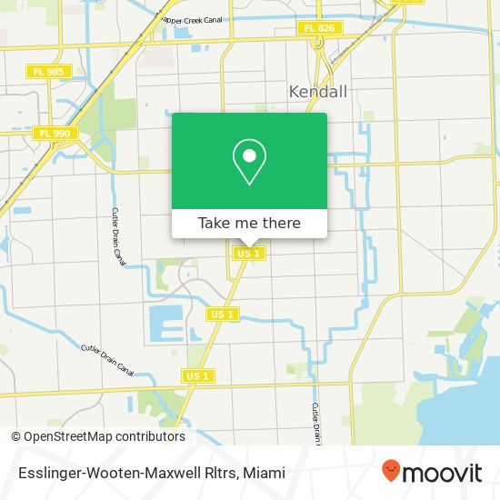 Esslinger-Wooten-Maxwell Rltrs map