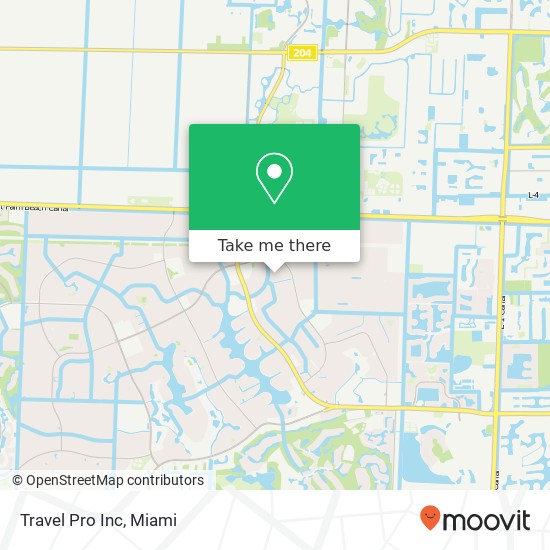 Mapa de Travel Pro Inc