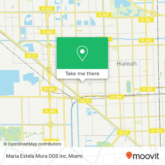 Maria Estela Mora DDS Inc map