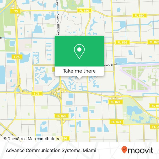 Mapa de Advance Communication Systems