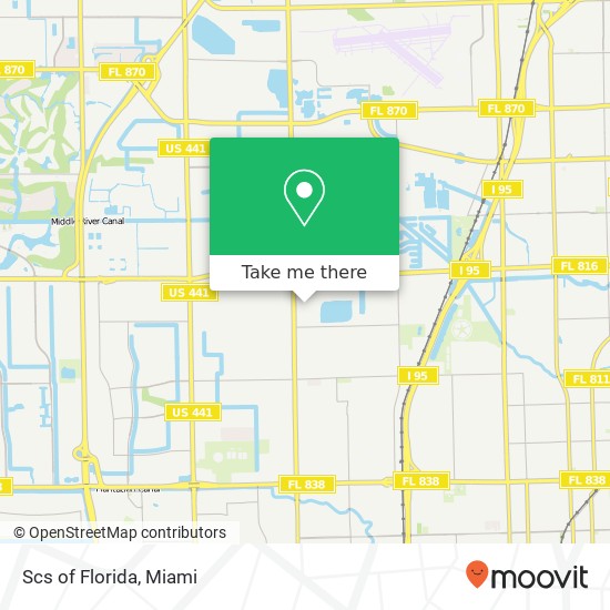 Scs of Florida map