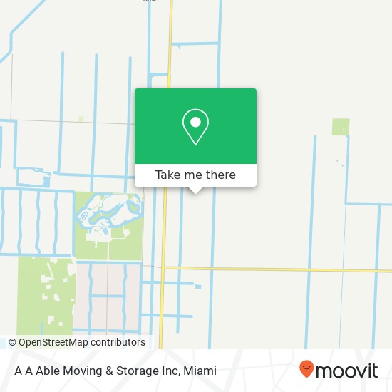 Mapa de A A Able Moving & Storage Inc