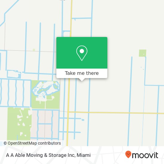 A A Able Moving & Storage Inc map