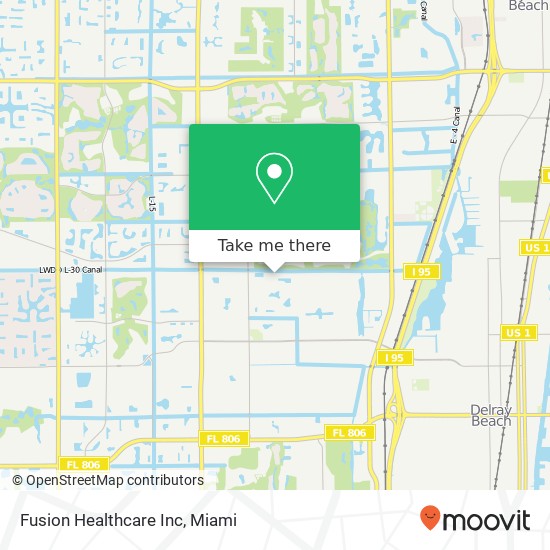 Fusion Healthcare Inc map