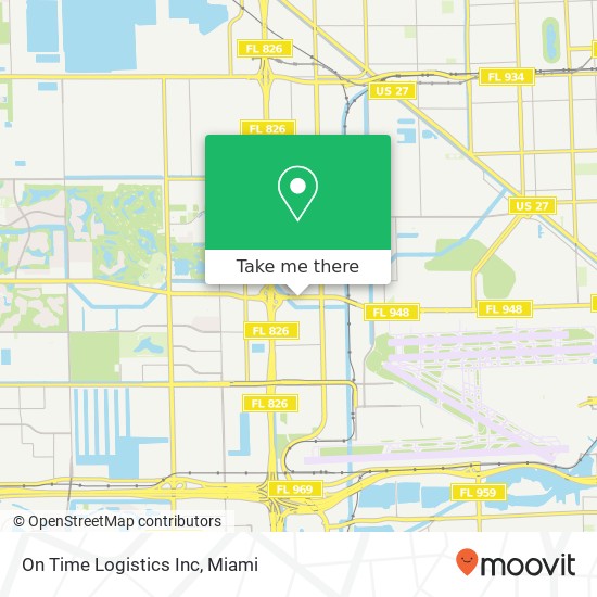 On Time Logistics  Inc map