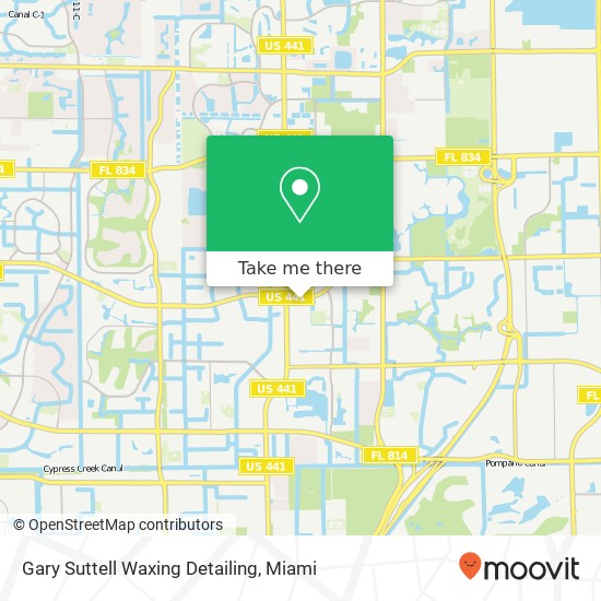 Mapa de Gary Suttell Waxing Detailing