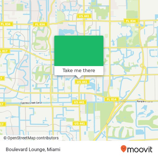 Mapa de Boulevard Lounge