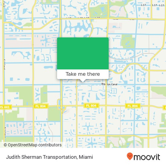 Judith Sherman Transportation map