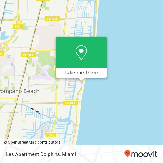 Les Apartment Dolphins map