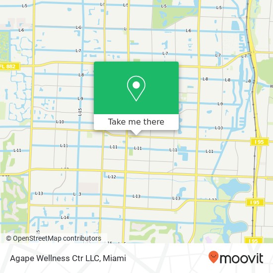 Mapa de Agape Wellness Ctr LLC