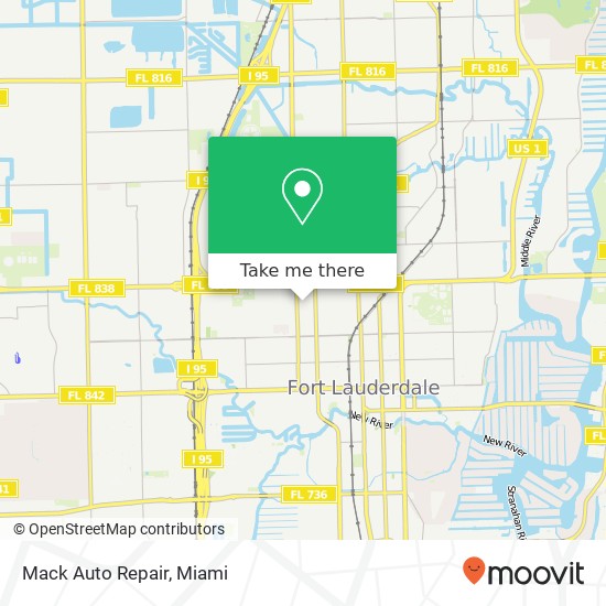 Mack Auto Repair map