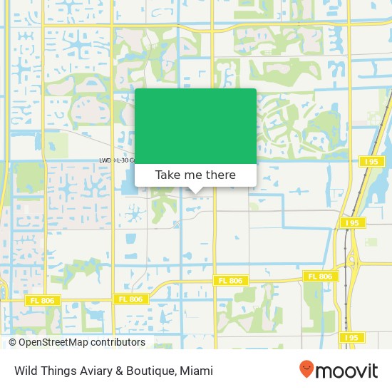 Wild Things Aviary & Boutique map