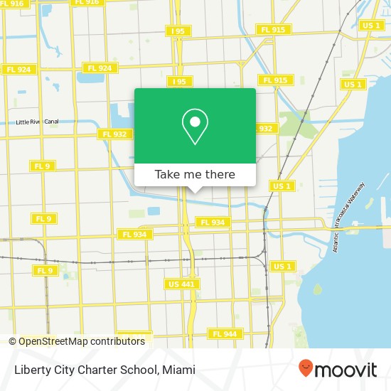 Mapa de Liberty City Charter School