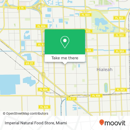 Mapa de Imperial Natural Food Store