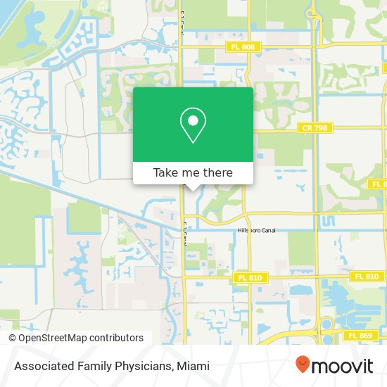 Associated Family Physicians map