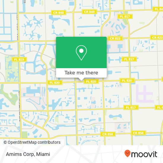 Amims Corp map