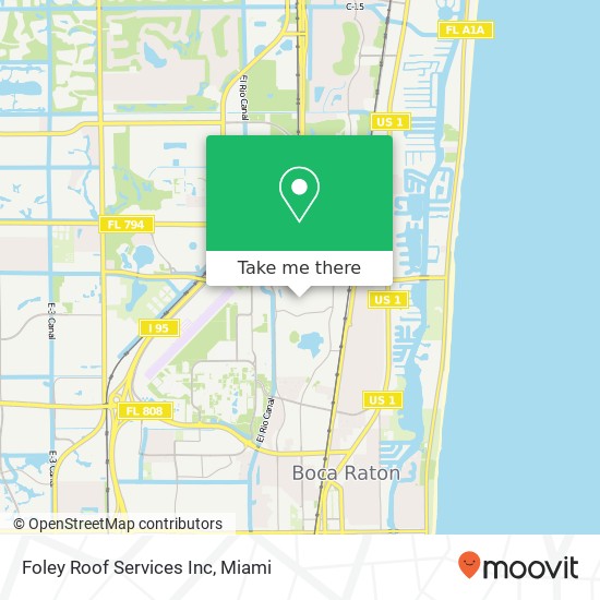 Foley Roof Services Inc map