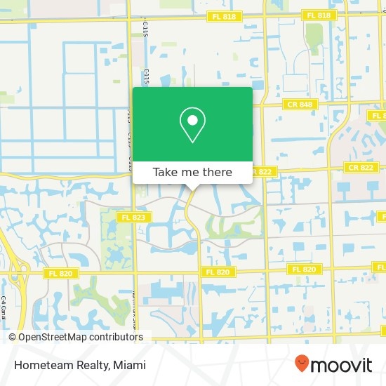 Hometeam Realty map