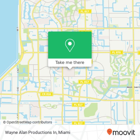 Mapa de Wayne Alan Productions In