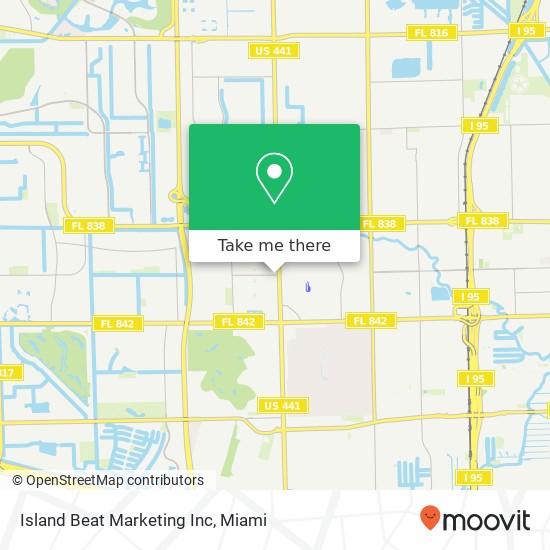 Mapa de Island Beat Marketing Inc