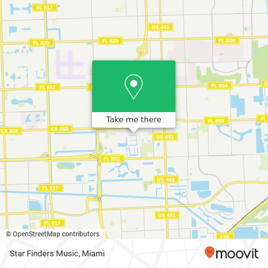 Mapa de Star Finders Music