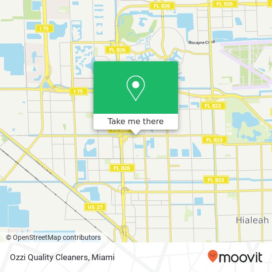 Ozzi Quality Cleaners map