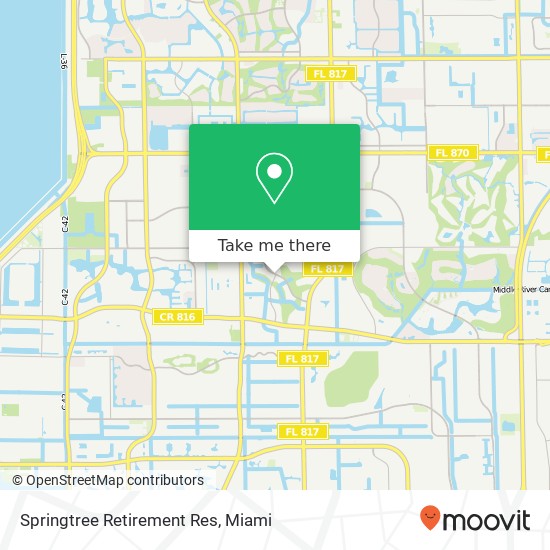 Springtree Retirement Res map