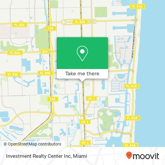 Investment Realty Center Inc map