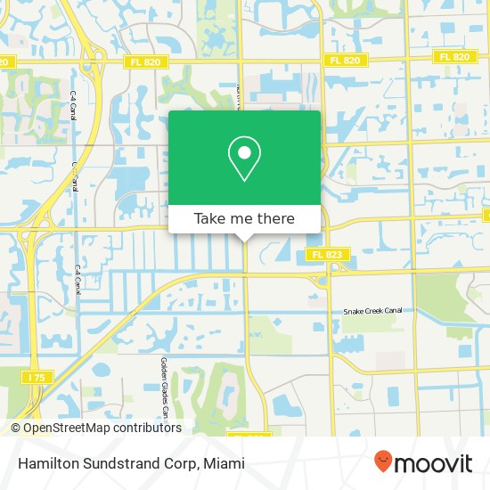 Mapa de Hamilton Sundstrand Corp