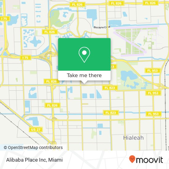 Mapa de Alibaba Place Inc