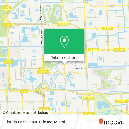 Florida East Coast Title Inc map