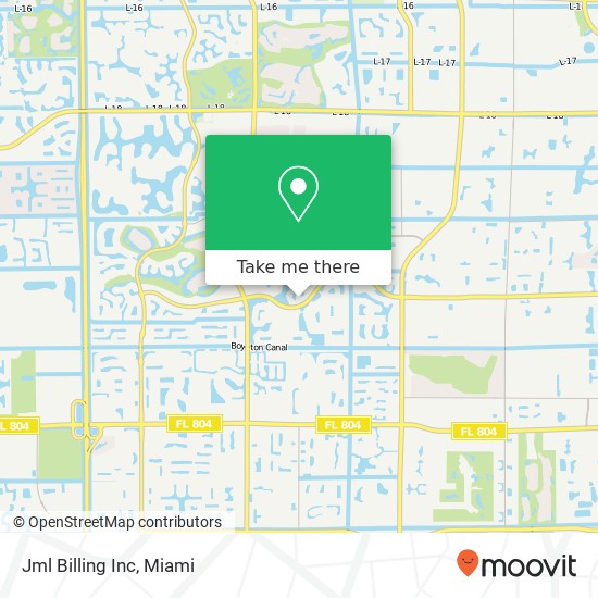 Jml Billing Inc map