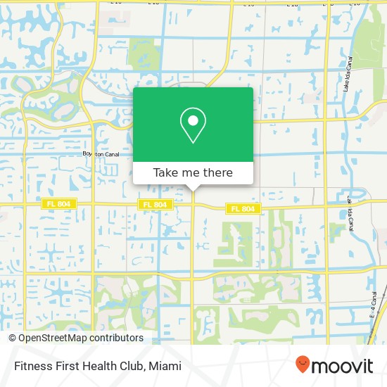 Mapa de Fitness First Health Club