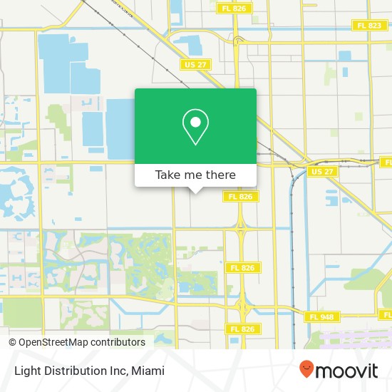 Mapa de Light Distribution Inc