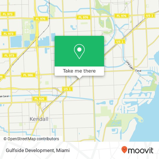 Gulfside Development map