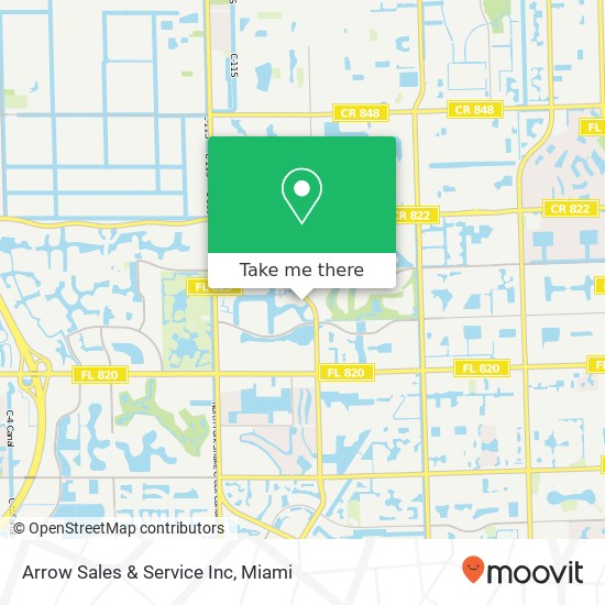 Arrow Sales & Service Inc map