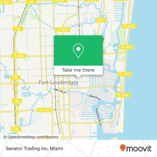 Senator Trading Inc map