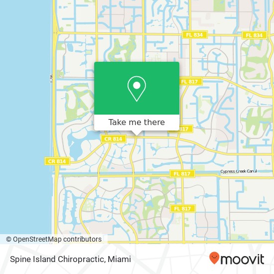Spine Island Chiropractic map