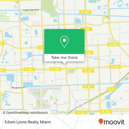 Edwin Lyons Realty map