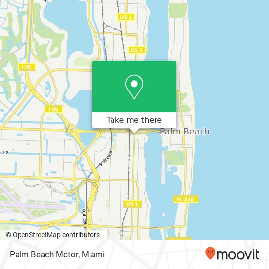 Mapa de Palm Beach Motor