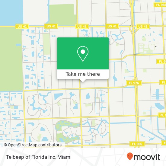 Mapa de Telbeep of Florida Inc