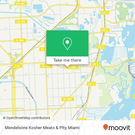 Mapa de Mendelsons Kosher Meats & Plty