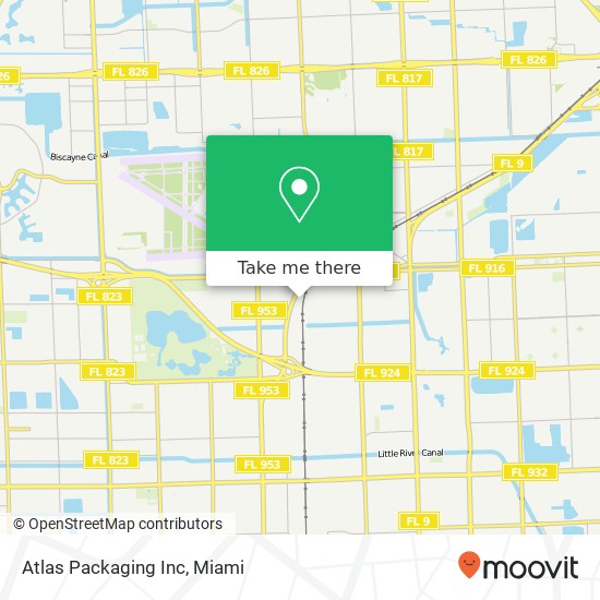 Atlas Packaging Inc map