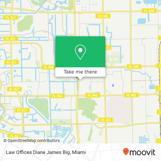 Law Offices Diane James Big map