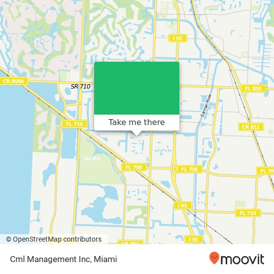 Cml Management Inc map